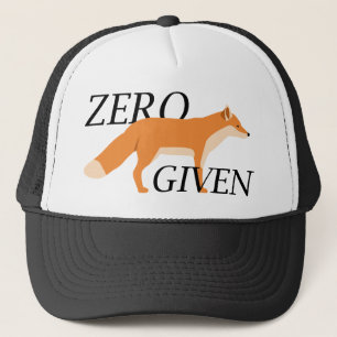 Casquette Renard zéro donné