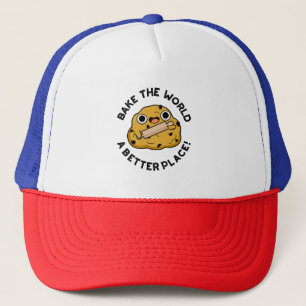 Casquette Rendez le monde meilleur en cuisinant Mignonne pla