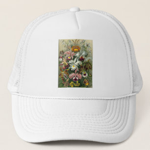 Casquette rendez-vous romantique fleurs rsvp chic coloré