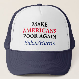 Casquette Rendre les Américains pauvres à nouveau Biden/Harr