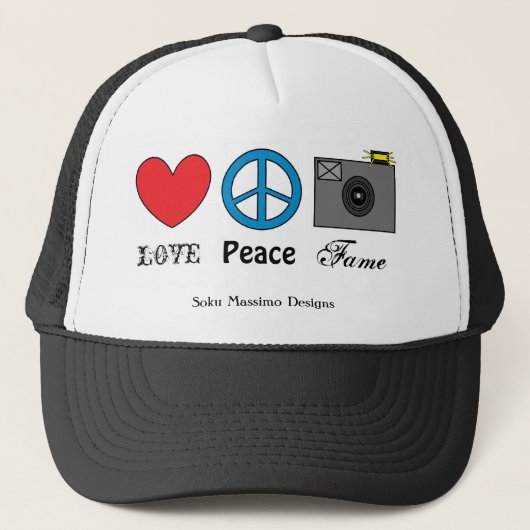 CASQUETTE RENOMMÉE DE PAIX D'AMOUR (Devant)