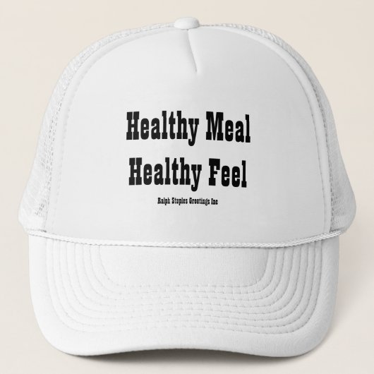 Casquette Repas sain (Devant)