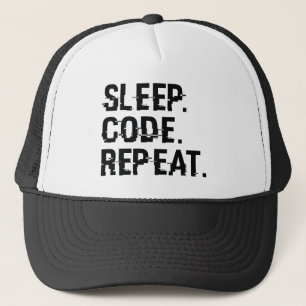 Casquette Répéter le code de sommeil