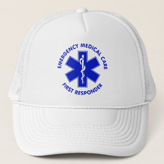 Casquette Répondeur de soins médicaux de secours premier (Devant)