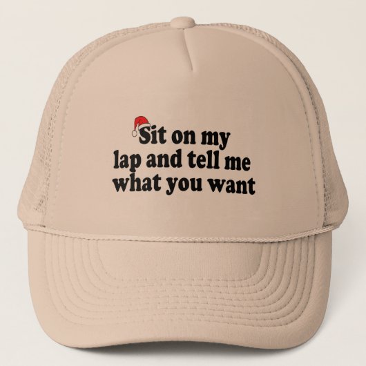 Casquette Reposez-vous sur mon recouvrement et dites-moi ce (Devant)