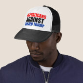 Casquette Républicains contre Donald Trump (En situation)