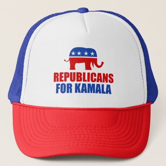 Casquette Républicains pour Kamala Harris Elephant (Devant)