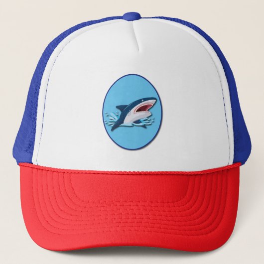 Casquette requin blanc (Devant)