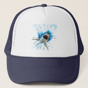 CASQUETTE REQUIN EAU ÉCLABOUSSURE OCÉAN