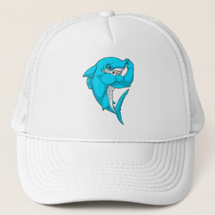 Casquette requin-marteau en tant que culturiste au Bodybuild