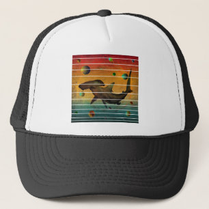 Casquette Requin spatial vintage amusant