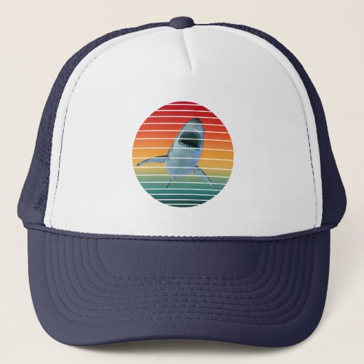 Casquette requin style vintage (Devant)