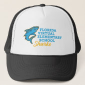Casquette Requins de l'école primaire virtuelle de Floride (Devant)