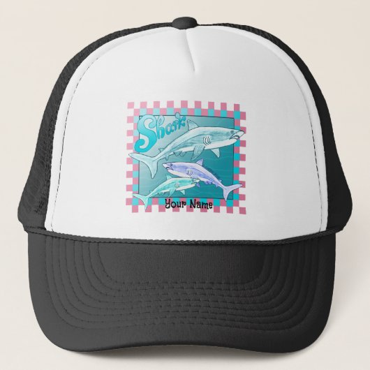 Casquette Requins rétro (Devant)