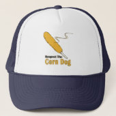 Casquette Respect The Corn Dog? Trucker Hat (Devant)