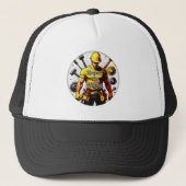 Casquette Respect the Hustle Construction Worker Design – La (Devant)