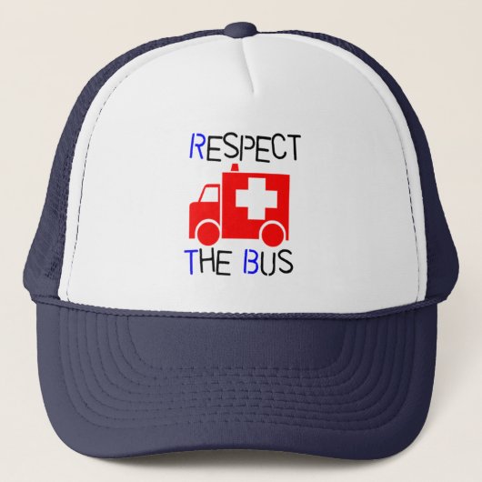 Casquette Respectez l'autobus (Devant)