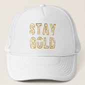 Casquette Restez Gold (Devant)