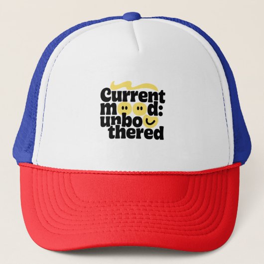 Casquette Restez sans inquiétude (Devant)
