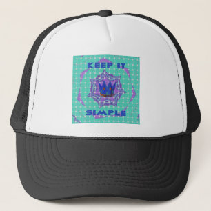 Casquette Restez simple : l'art Motif de la Clarté Royale