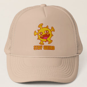 Casquette RESTEZ WEIRD drôle créature folle cadeau surprise