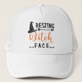 Casquette resting witch face (Devant)