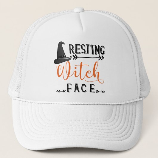 Casquette resting witch face (Devant)