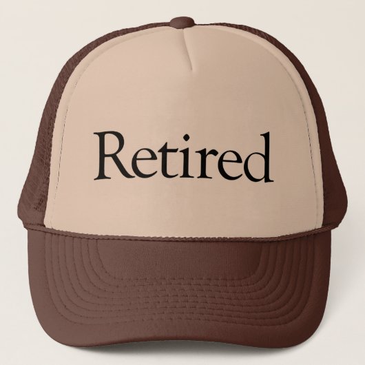 Casquette Retiré (Devant)