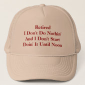 Casquette Retiré (Devant)