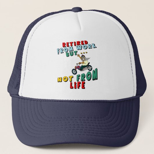 Casquette Retiré du travail (Devant)