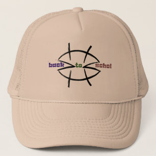 Casquette Retour à l'école avec un rebondissement animé