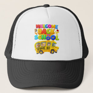 Casquette Retour À L'École Drôle Les ROUES Sur Le BUS Toddle