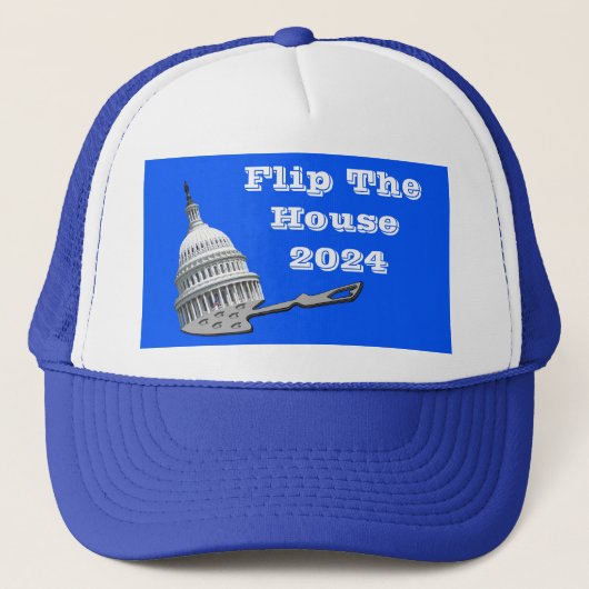 Casquette Retourner Le Vote De La Chambre Bleu 2024 (Devant)