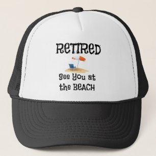 Casquette Retraité—À la plage