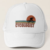 Casquette Retraite de cyclisme drôle - Vieux Cycologue (Devant)