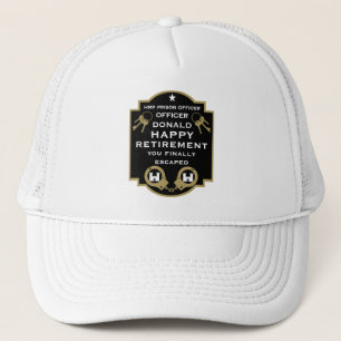 Casquette Retraite de l'agent pénitentiaire