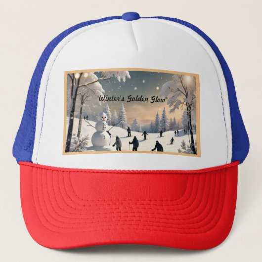 Casquette "Retraite des forêts de neige" (Devant)