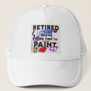 Casquette Retraité Plus de temps pour peindre
