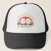 Casquette Retro 80e Humour d'anniversaire (Devant)