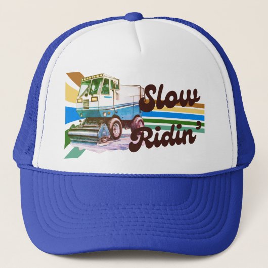 Casquette Rétro Branché Cool Drôle Surfaceuse de glace de ho (Devant)