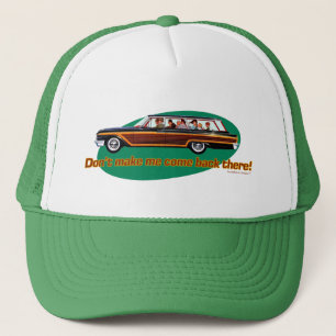 Casquette Rétro chariot de station (brun et vert)
