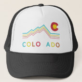 Casquette Retro Colorado Drapeau Rocky Mountain Souvenir (Devant)