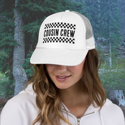 Casquette Retro Cousin Crew Correspondance Famille Réunion