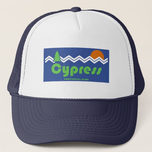 Casquette Rétro du parc provincial Cypress (Devant)
