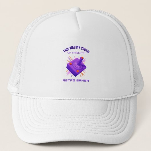 Casquette Rétro Gamer (Devant)