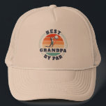 Casquette Retro Grand-parents Day Best Grand-pa By Par Golf<br><div class="desc">Retro Best Grandpa By Par design vous pouvez customiser pour le destinataire de ce design de thème de golf mignon. Un cadeau parfait pour la fête des grands-parents ou l'anniversaire du grand-père. Le texte "GRANDPA" peut être customisé avec n'importe quel papa moniker en cliquant sur le bouton "Personnaliser".</div>