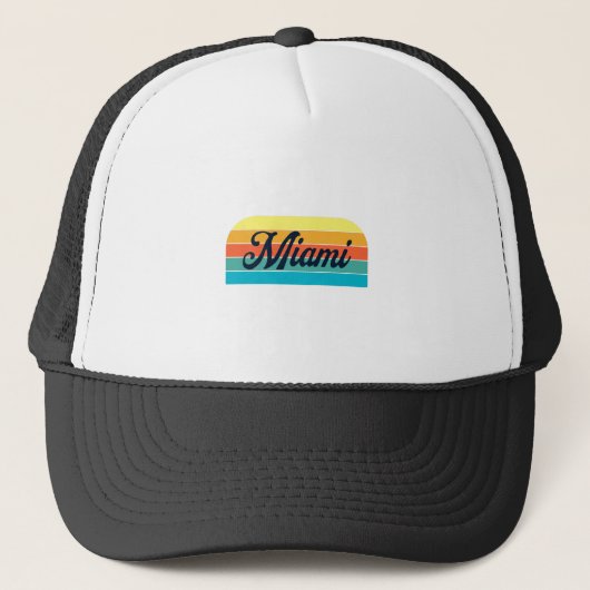 Casquette Retro Miami (Devant)
