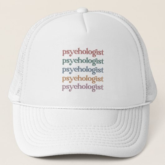 Casquette Retro Psychologist Psychology Student Graduation (Devant)