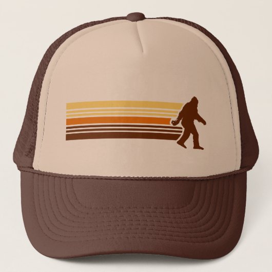 Casquette Rétro Sasquatch Design Mesh Trucker Chapeau (Devant)