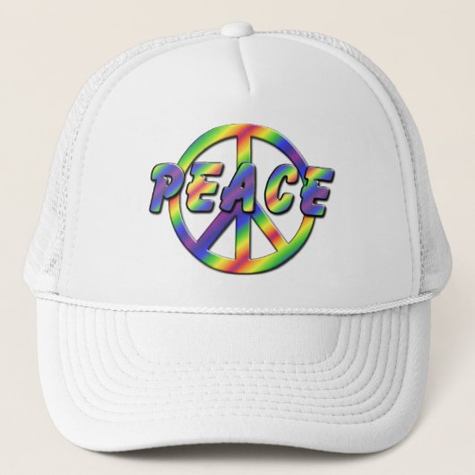 Casquette Rétro signe de paix (Devant)